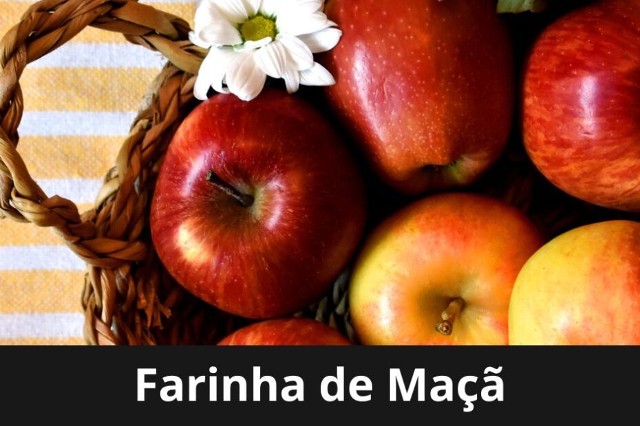 farinha de maçã